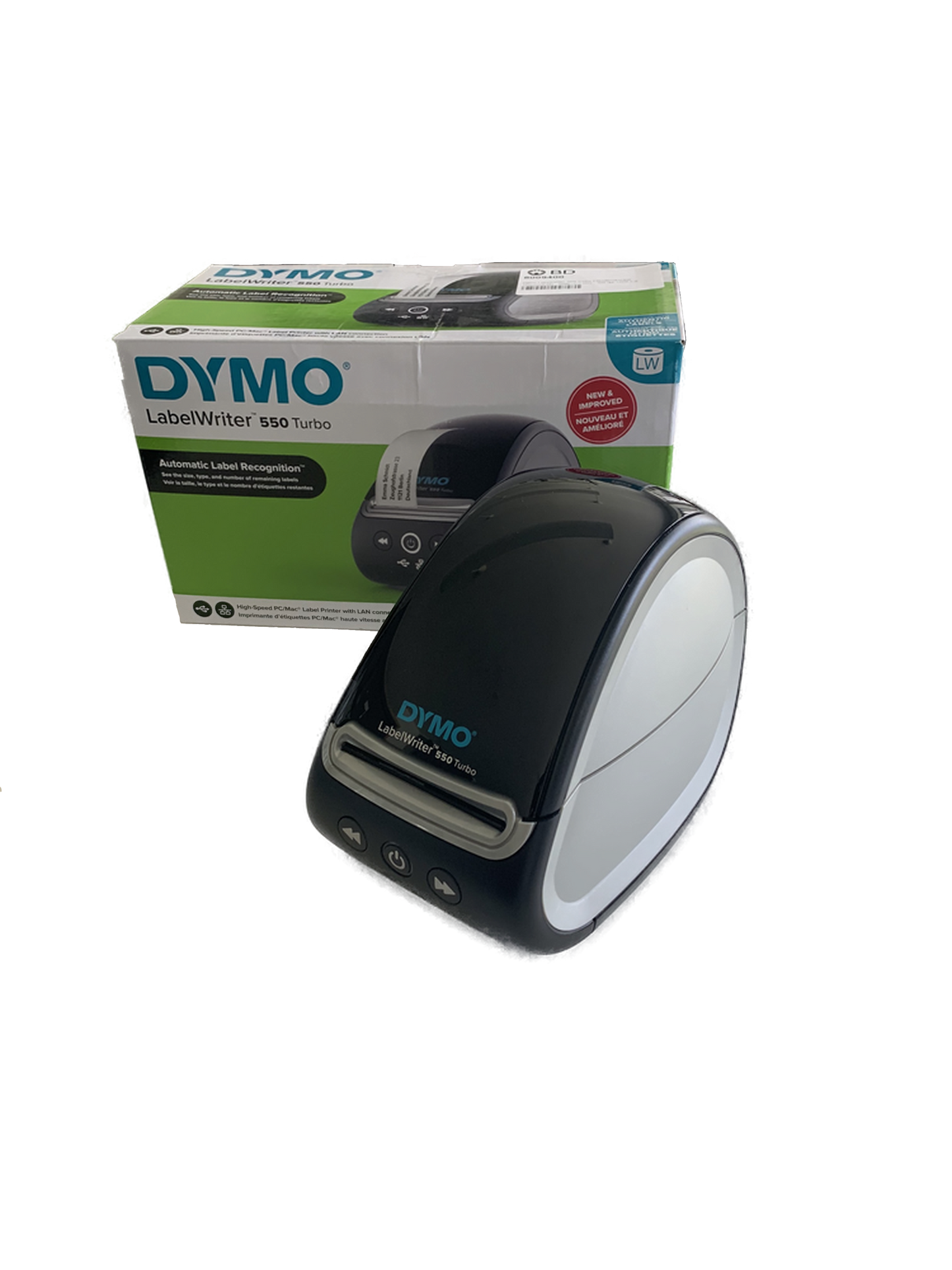 Impresora de etiquetas Dymo 550 Turbo (compatible con Pickup Cloud y etiquetado de paquetes de piezas)